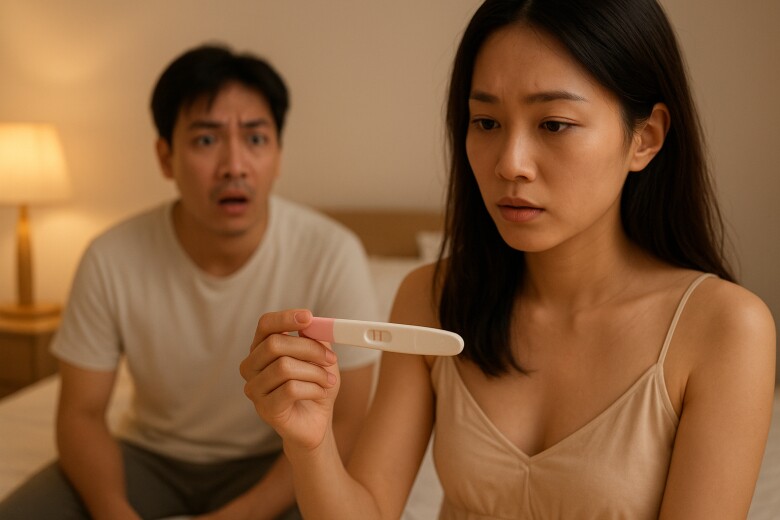 Anh bảo có bầu thì cưới, lúc tôi khoe que thử thai 2 vạch, anh nói đúng 2 từ - 1