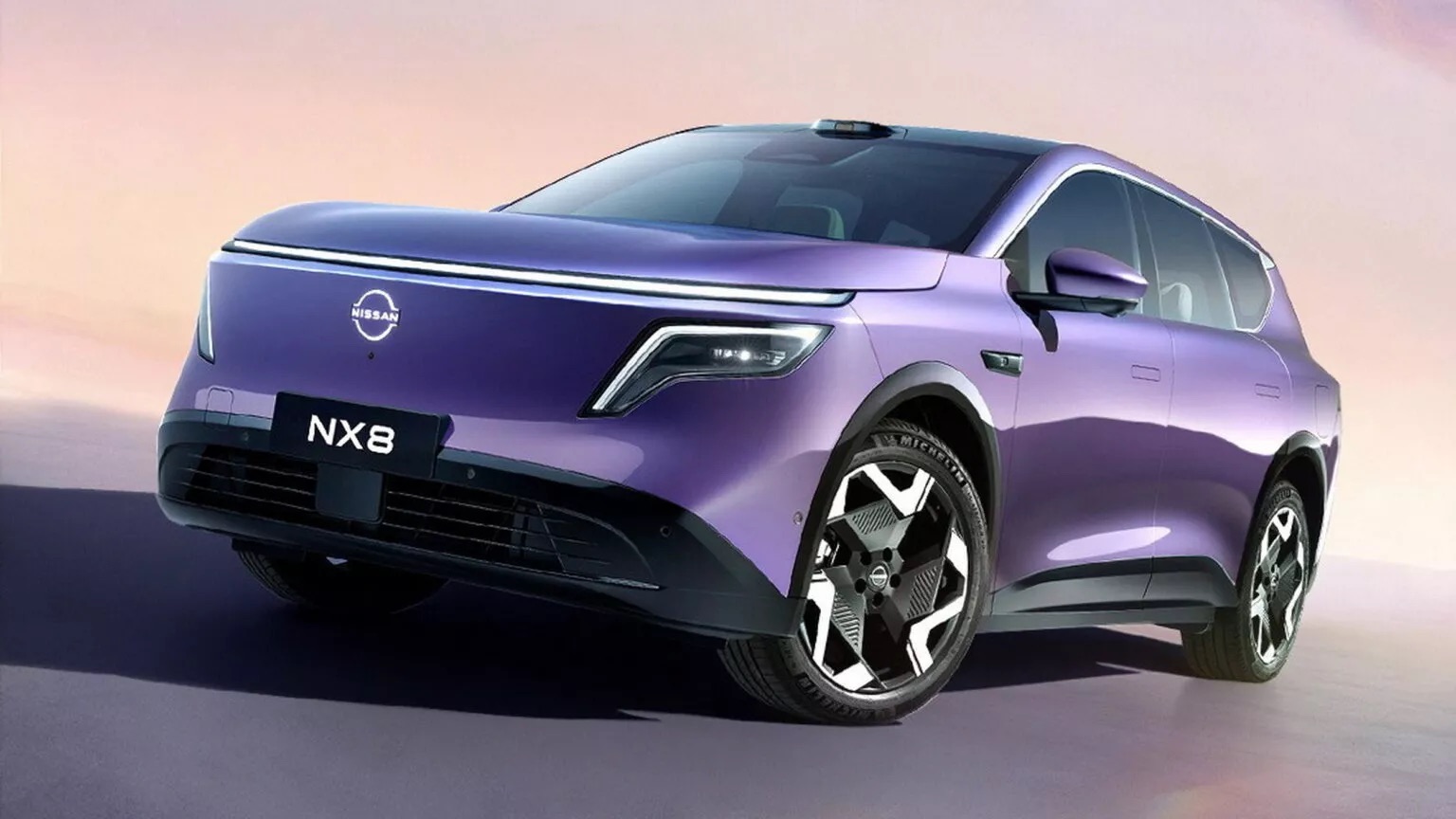 Nissan NX8 - SUV mới ngang cỡ Santa Fe, ngoại hình bóng bẩy, đèn OLED, có cả bản điện và hybrid- Ảnh 1.