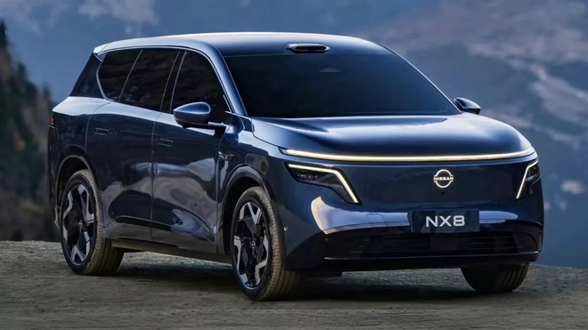 Nissan NX8 - SUV mới ngang cỡ Santa Fe, ngoại hình bóng bẩy, đèn OLED, có cả bản điện và hybrid- Ảnh 6.