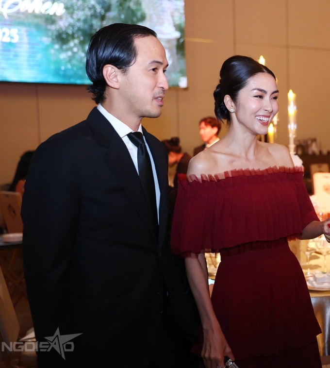 Tăng Thanh Hà nhận nhiều lời khen về thần thái, sắc vóc khi dự tiệc cưới em chồng. Ảnh: Quỳnh Trần