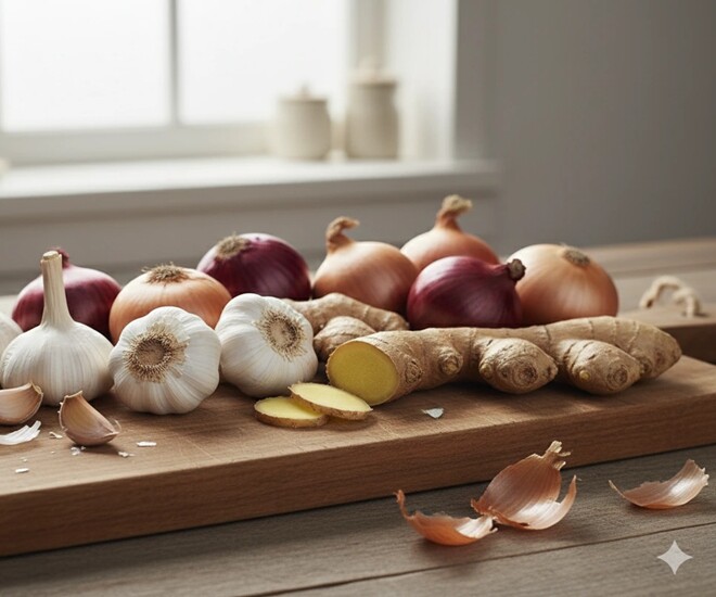 Món súp hành tây với những nguyên liệu dễ tìm giúp phòng cảm cúm mùa đông hiệu quả. Ảnh minh họa.