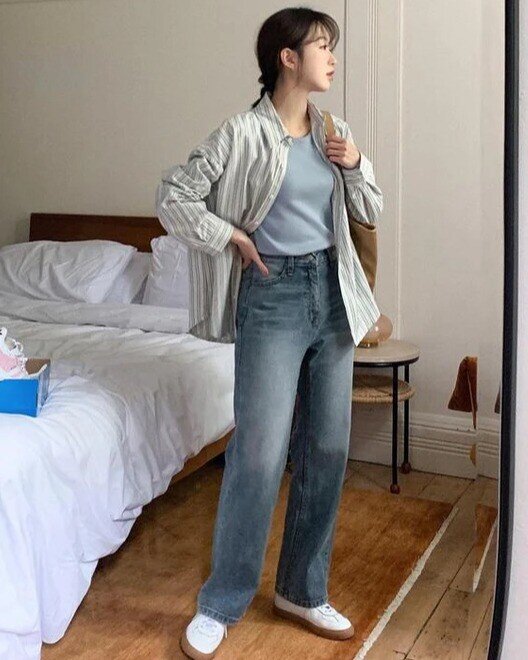 Sơ mi kết hợp 5 kiểu quần này chính là amp;#34;công thức vàngamp;#34; tôn dáng đỉnh chóp, mặc đi làm hay đi chơi đều đẹp - 14