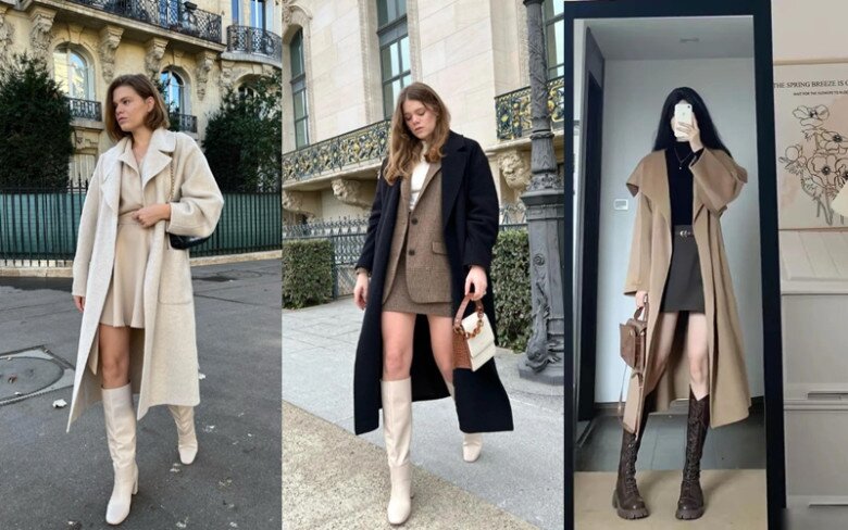 Mặc áo khoác dài mãi không thấy đẹp vì chọn sai giày, kể từ khi biết 3 công thức này tôi amp;#34;lột xácamp;#34; hẳn - 5