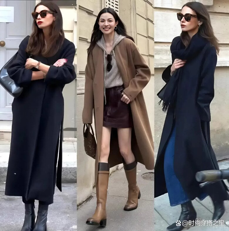 Mặc áo khoác dài mãi không thấy đẹp vì chọn sai giày, kể từ khi biết 3 công thức này tôi amp;#34;lột xácamp;#34; hẳn - 7