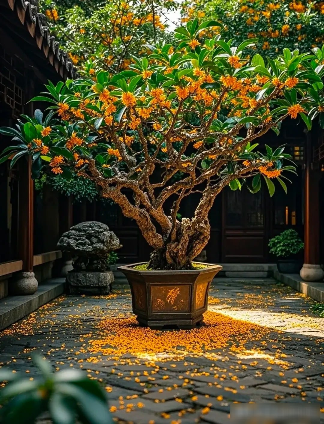 Mộc hương là cây cảnh quen thuộc đối với các gia đình ở nông thôn xưa.