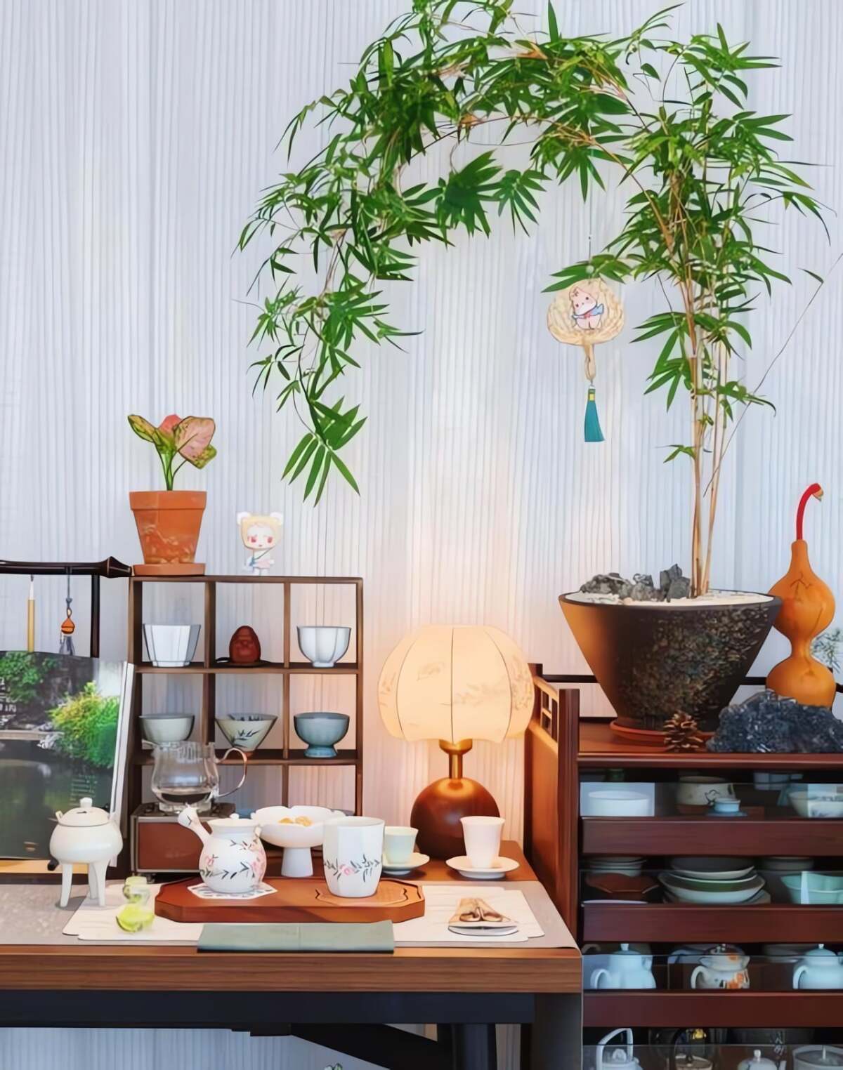 Thân rỗng của cây tre tượng trưng cho sự khiêm nhường. Ảnh minh họa Toutiao