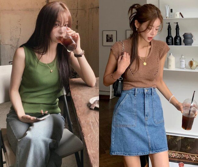 Áo len tăm là item basic mới lên ngôi nhờ chất vải gân mảnh, ôm dáng vừa phải và dễ mặc quanh năm. Kiểu áo này tạo cảm giác chỉn chu hơn áo thun, giúp vóc dáng gọn gàng, trẻ trung và sang sủa trong nhiều hoàn cảnh sử dụng.