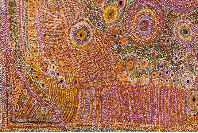 Bộ tranh quý của thổ dân Úc lần đầu được trưng bày sau 40 năm mất tích ảnh 3