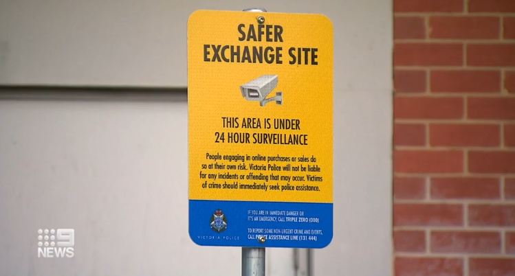 Exchange zones for online transactions will be set up outside 24-hour police stations in Melbourne.