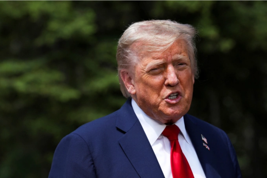 Tổng thống Mỹ Donald Trump tại Kananaskis, Alberta, Canada, ngày 16/6. Ảnh: