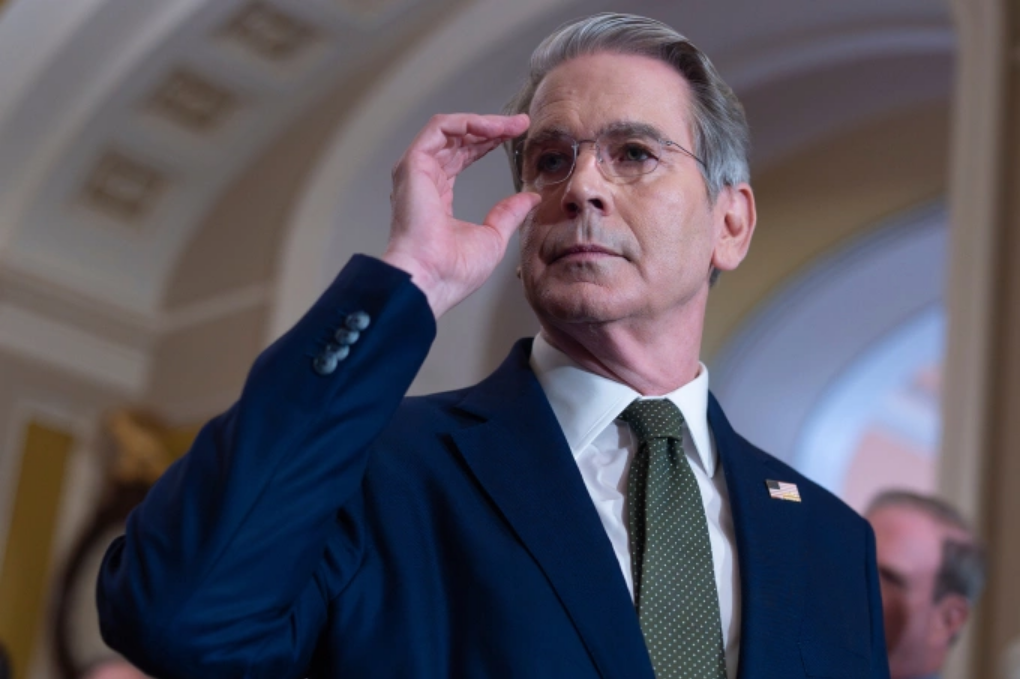 Bộ trưởng Tài chính Mỹ Scott Bessent tại Đồi Capitol hôm 24/6. Ảnh: AP