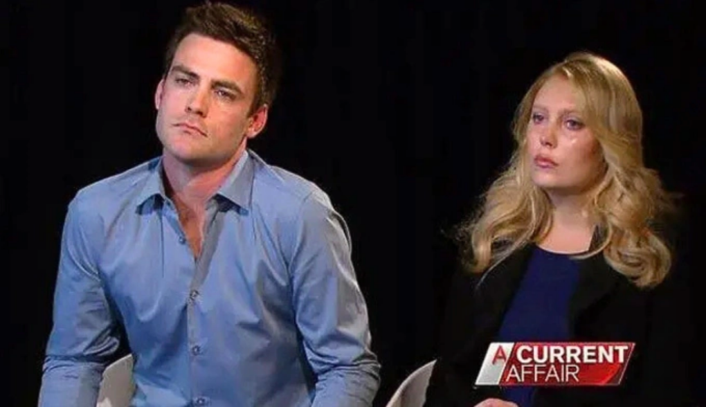 Hai MC trong một chương trình phỏng vấn làm rõ về trò đùa trên sóng truyền thanh trực tiếp. Ảnh: Today Tonight