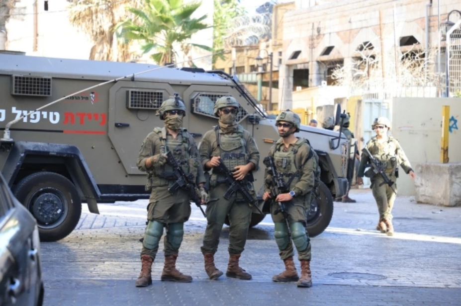 Binh sĩ Israel tại một khu vực ở Bờ Tây ngày 2/9. Ảnh: AFP