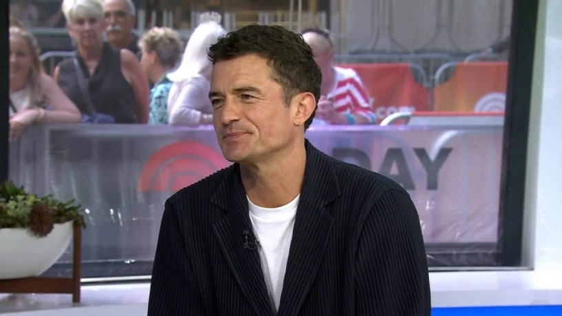Orlando Bloom trên chương trình Today. Ảnh: Today