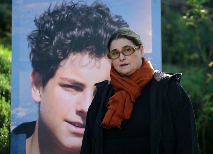 Antonia Salzano, mẹ của Thánh Carlo Acutis, tại thành phố Assisi, Italy, ngày 4/4. Ảnh: AFP