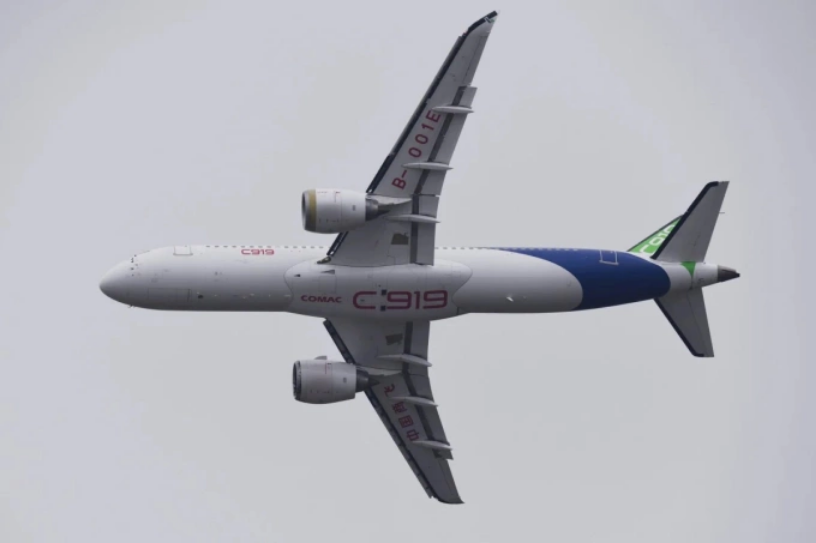 Một tàu bay C919 của Comac. Ảnh: SCMP