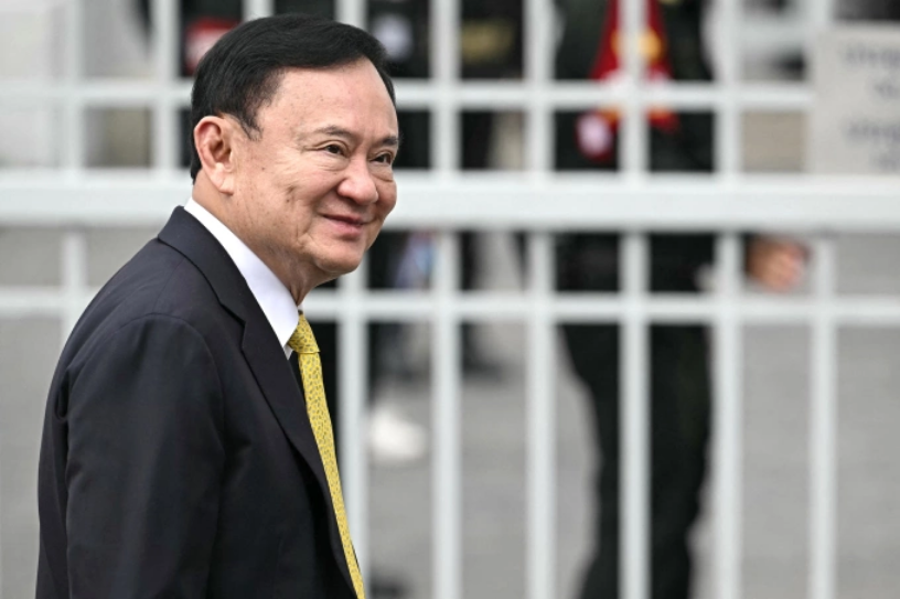 Cựu thủ tướng Thái Lan Thaksin Shinawatra tại Bangkok ngày 9/9. Ảnh: AFP