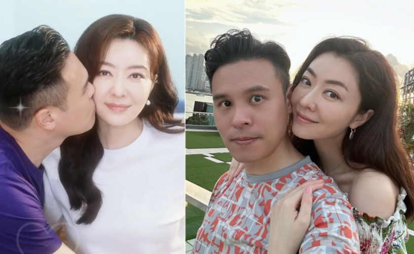 Vợ chồng Hùng Đại Lâm, Quách Khả Tụng. Ảnh: HK01