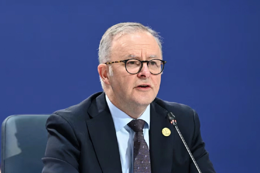 Thủ tướng Anh Keir Starmer phát biểu ngày 21/9, tuyên bố công nhận Nhà nước Palestine. Ảnh: AFP