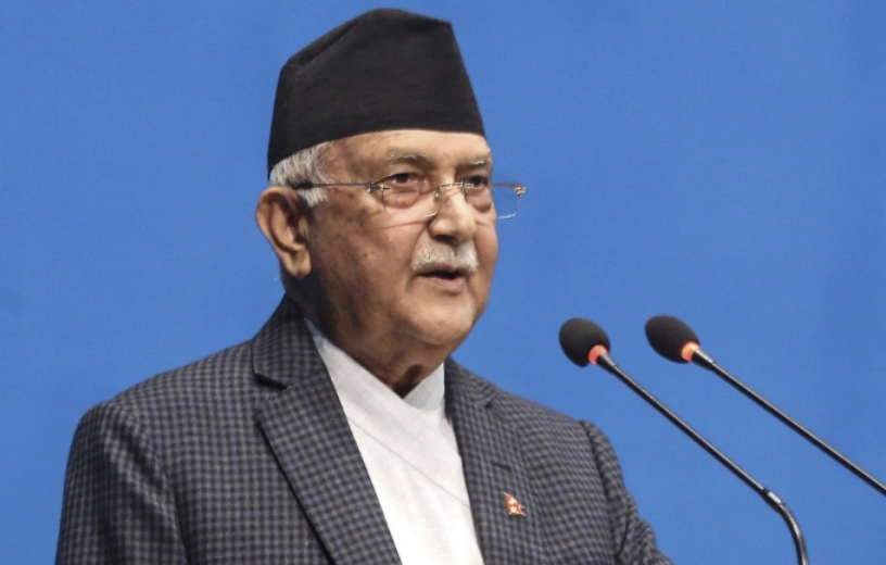 Thủ tướng Nepal KP Sharma Oli tại thủ đô Kathmandu ngày 29/8. Ảnh: AFP