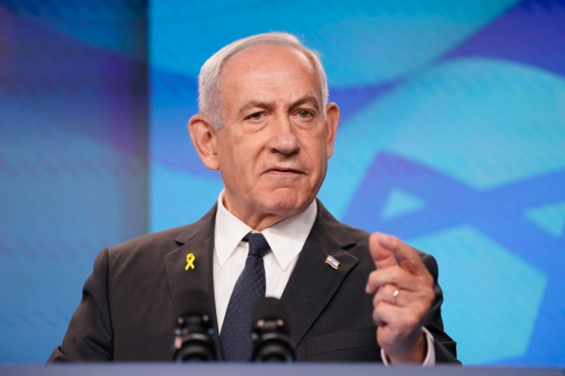 Thủ tướng Israel Benjamin Netanyahu tại cuộc họp báo tại Jerusalem ngày 15/9. Ảnh: AP