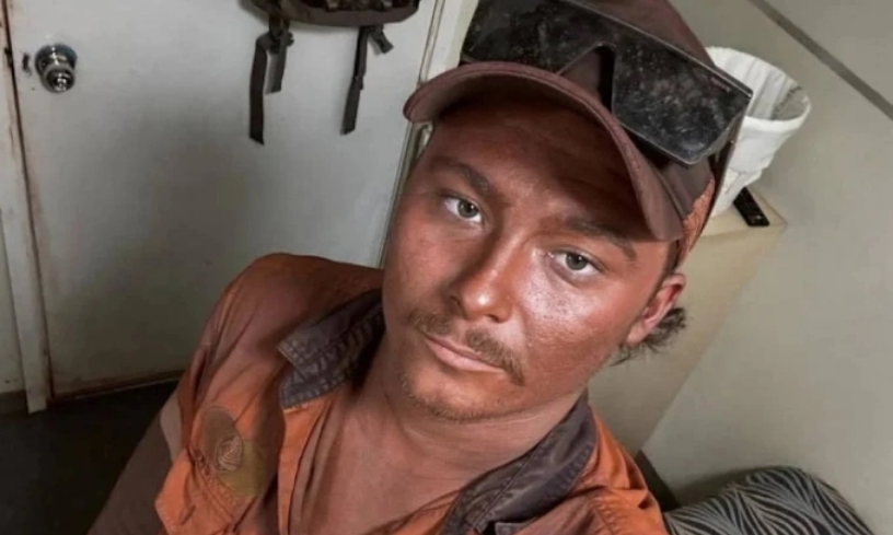 Công dân Australia Byron Haddow. Ảnh: 9News