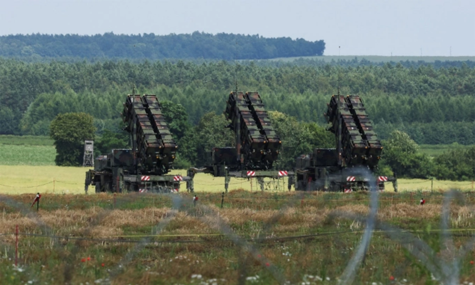 Bệ phóng Patriot tại căn cứ gần Zamosc, Ba Lan tháng 7/2023. Ảnh: Reuters