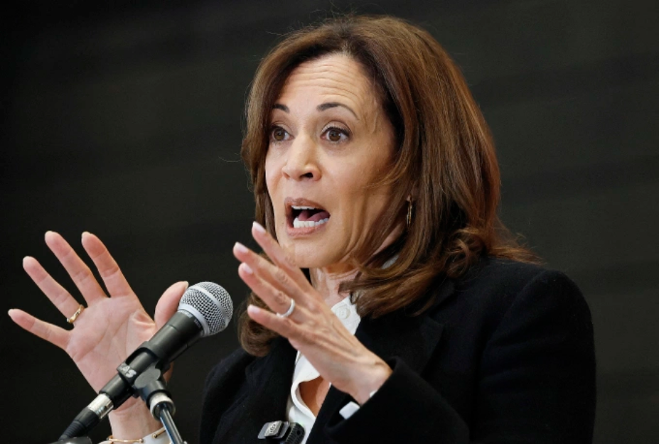 Cựu phó tổng thống Mỹ Kamala Harris tại Los Angeles, bang California ngày 6/6. Ảnh: AFP