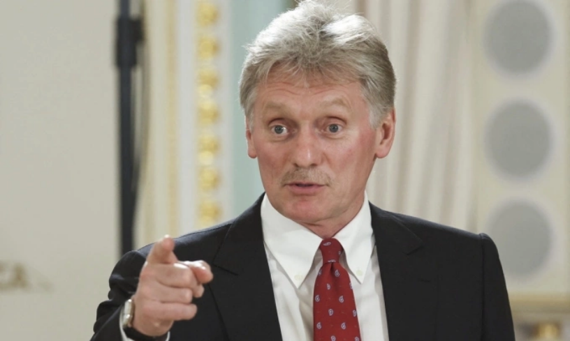 Người phát ngôn Điện Kremlin Dmitry Peskov phát biểu tại Saint Petersburg hồi tháng 7/2023. Ảnh: Reuters