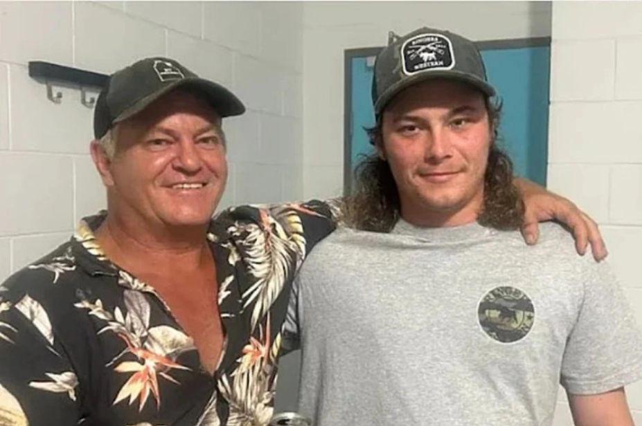 Byron Haddow (phải). Ảnh: 9News