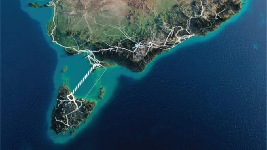 Vị trí dự án Marinus Link nối đảo Tasmania và bang Victoria. Ảnh: MLPL