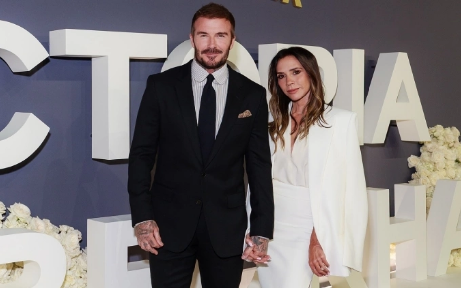 Vợ chồng Victoria - David Beckham trong buổi ra mắt phim tài liệu