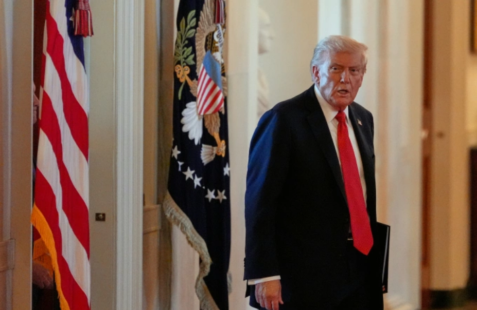 Tổng thống Mỹ Donald Trump tại Nhà Trắng ngày 20/10. Ảnh: AP