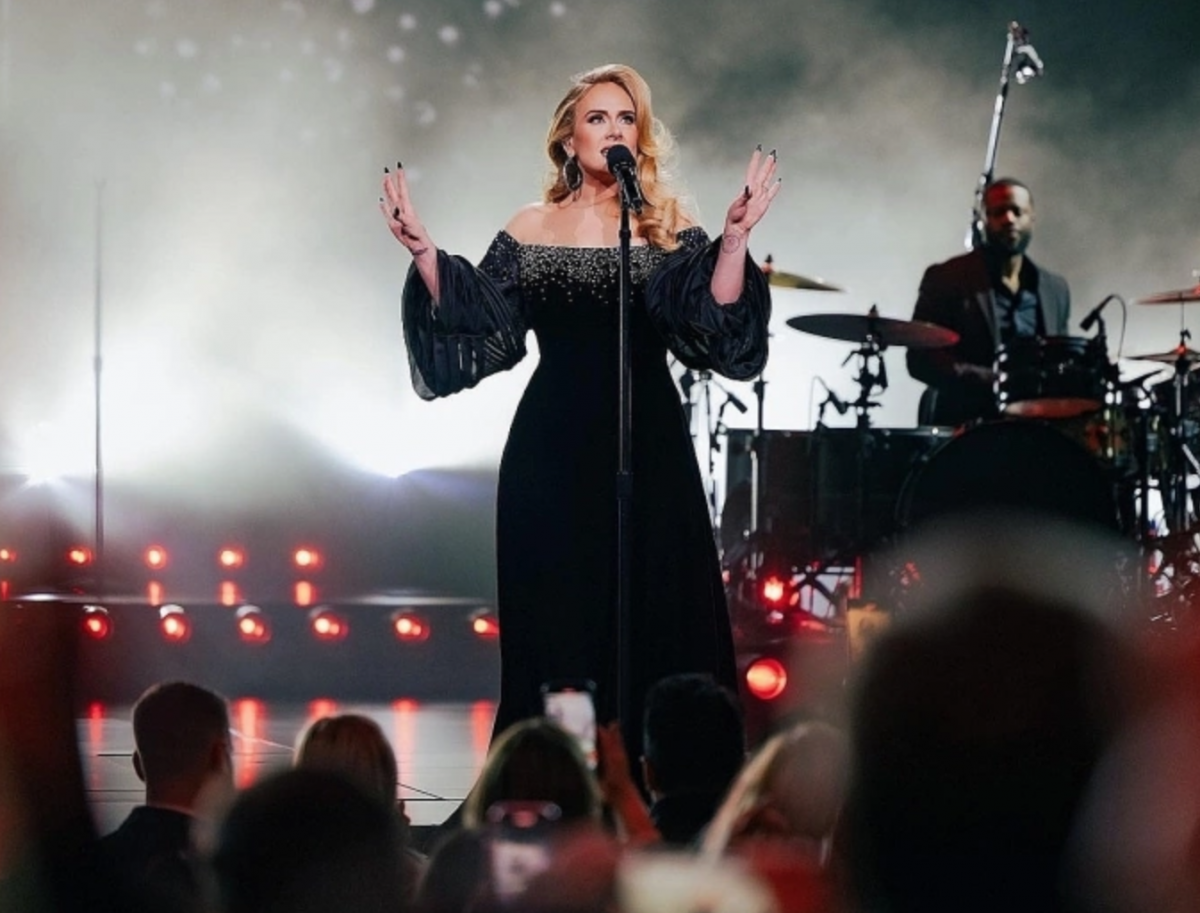 Adele tại đêm diễn ở Las Vegas đầu năm 2024. Ảnh: Instagram/ Adele