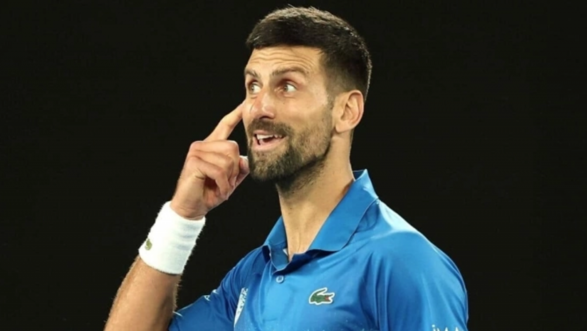 Djokovic tại Australia Mở rộng 2025, trên sân Rod Laver, Melbourne hồi tháng 1 năm nay. Ảnh: Reuters