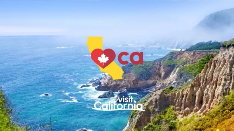 Logo của chiến dịch thu hút du khách Canada của bang California. Ảnh: Visit California