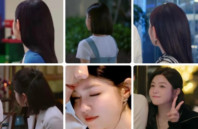 Fan chụp màn hình các cảnh phim của Nghiên Hy. Ảnh: Weibo