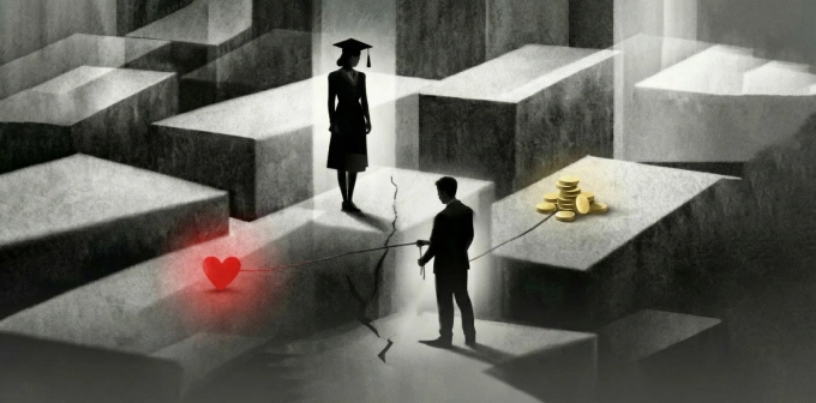 Nam giới Trung Quốc dễ ngoại tình khi vợ có trình độ học vấn cao nhưng thu nhập thấp hơn chồng, theo nghiên cứu. Ảnh minh họa: Gary Waters/Fanatic Studio/VCG