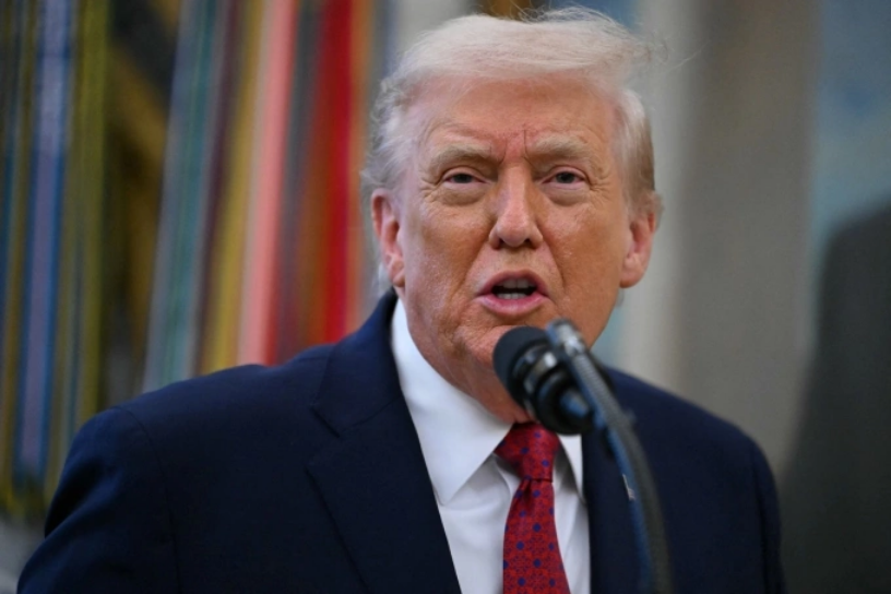 Tổng thống Mỹ Donald Trump tại Nhà Trắng ngày 15/12. Ảnh: AFP