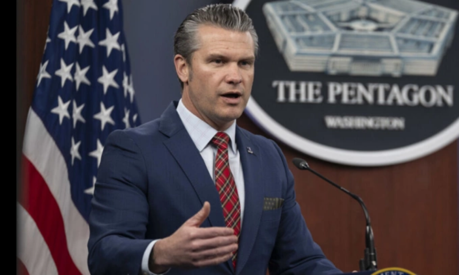 Bộ trưởng Quốc phòng Mỹ Pete Hegseth phát biểu tại Lầu Năm Góc hôm 18/12. Ảnh: BQP Mỹ