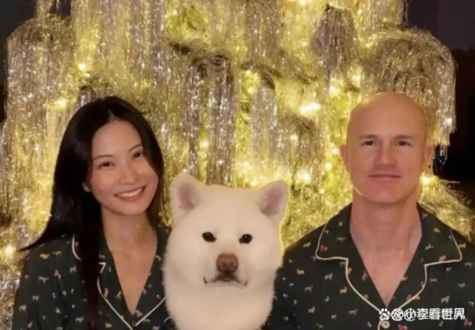 Bức hình Giáng sinh ấm áp của vợ chồng Brian Armstrong. Ảnh: QQ