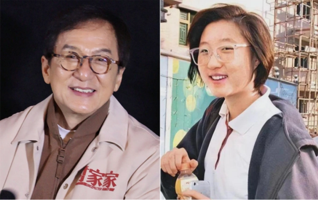 Thành Long, 72 tuổi, và Ngô Trác Lâm. Ảnh: St Headline