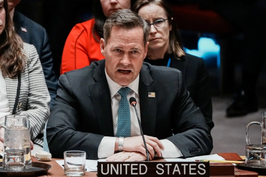 Đại sứ Mỹ tại Liên Hợp Quốc Mike Waltz phát biểu trong cuộc họp của Hội đồng Bảo an tại New York ngày 15/1. Ảnh: Reuters