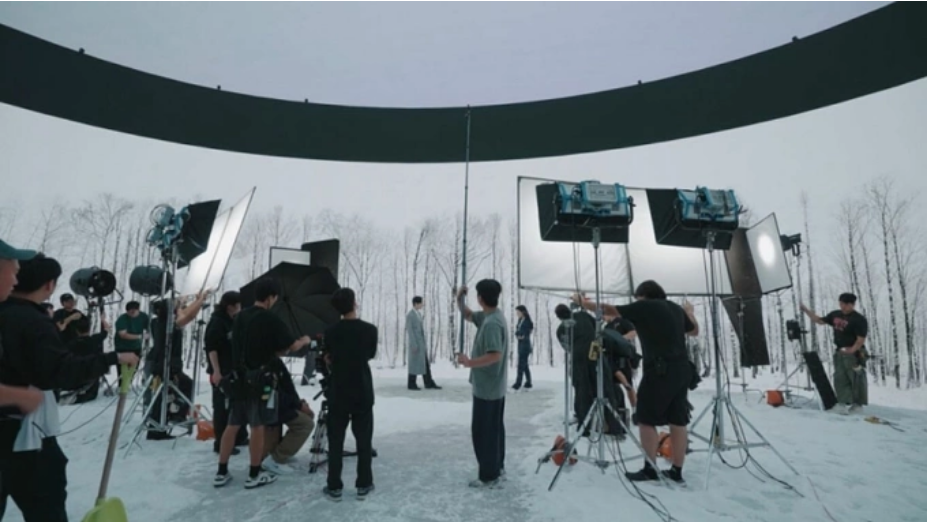 Cảnh quay rừng tuyết trong Nữ hoàng nước mắt