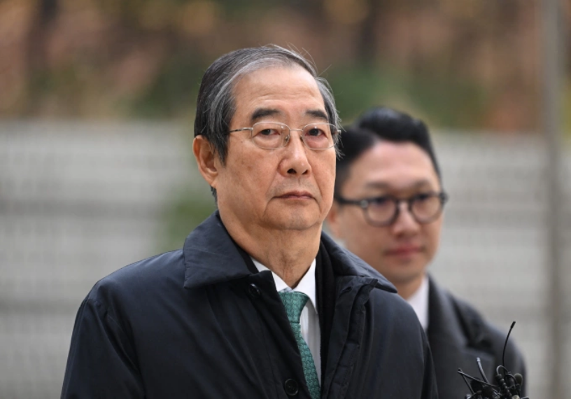 Cựu thủ tướng Hàn Quốc Han Duck-soo tại Seoul hồi tháng 11/2025. Ảnh: AFP