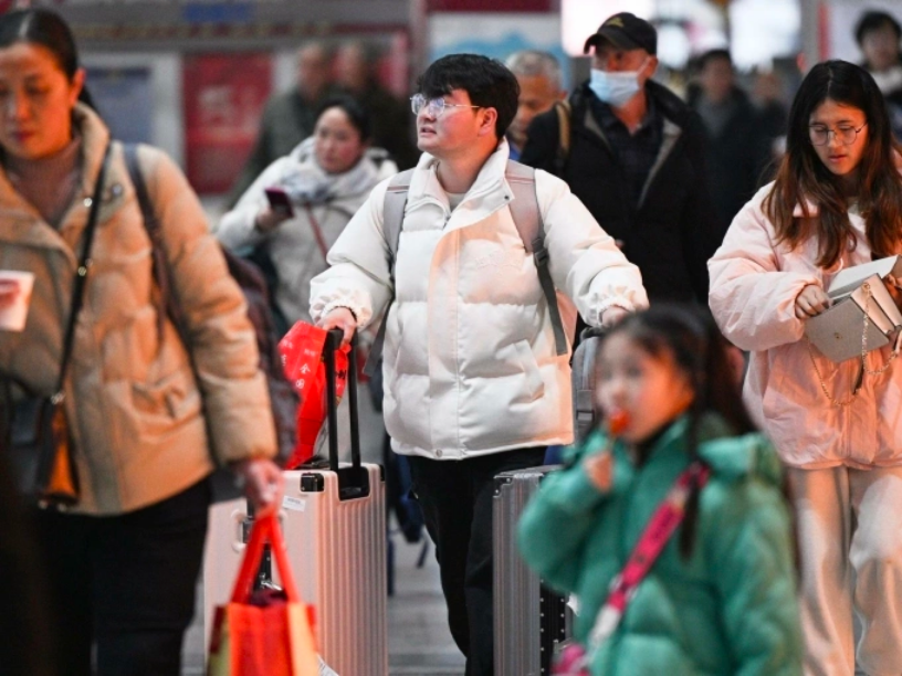 Người dân Trung Quốc sẽ bắt đầu kỳ Xuân vận (về quê ăn Tết) từ ngày 2/2. Ảnh minh họa: Xingtan