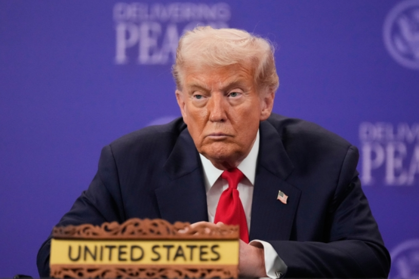 Tổng thống Mỹ Donald Trump tại Kuala Lumpur, Malaysia tháng 10/2025. Ảnh: AP