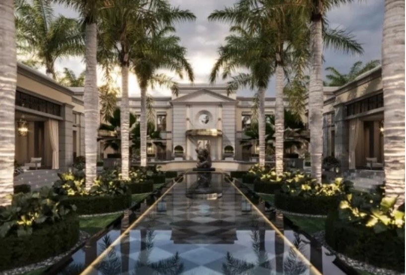 Phối cảnh dinh thự của Zuckrberg đang xây dựng, dự kiến hoàn thành cuối năm nay. Ảnh: New York Post