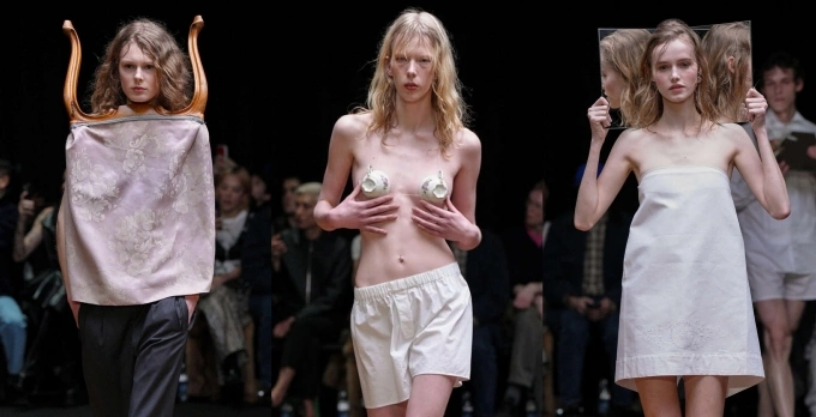 Một số thiết kế trong show được lan truyền trên mạng xã hội với bình luận sôi nổi. Ảnh: fashionnetwork