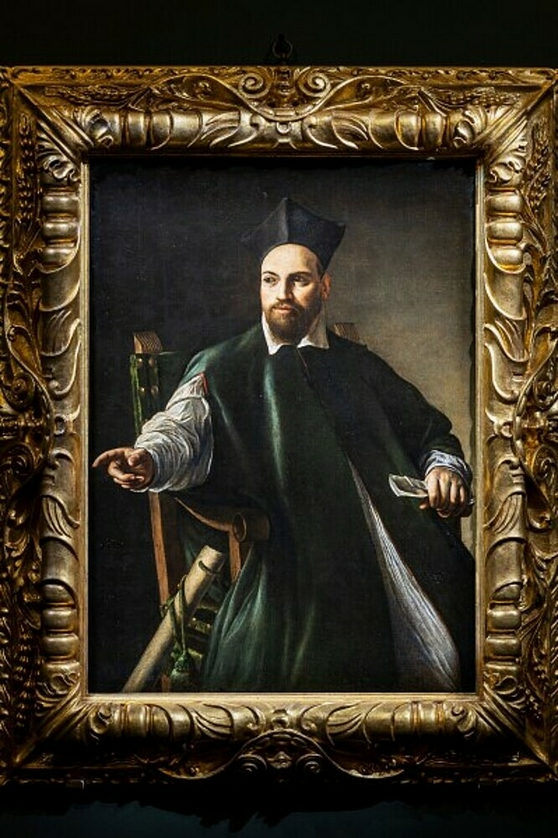 Bức Portrait of Monsignor Maffeo Barberini của họa sĩ Caravaggio (1571-1610). Ảnh: AP
